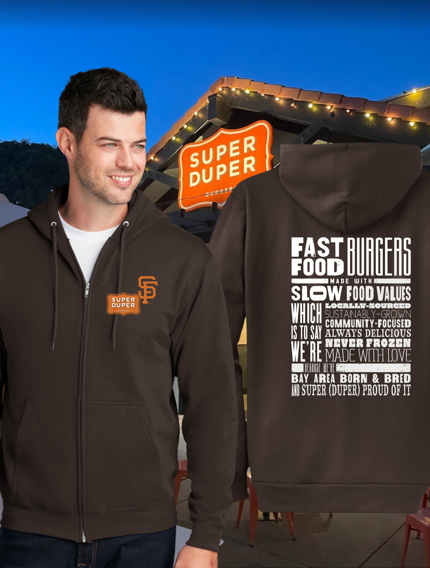 Ballpark - Super Duper Full Zip Hoodies