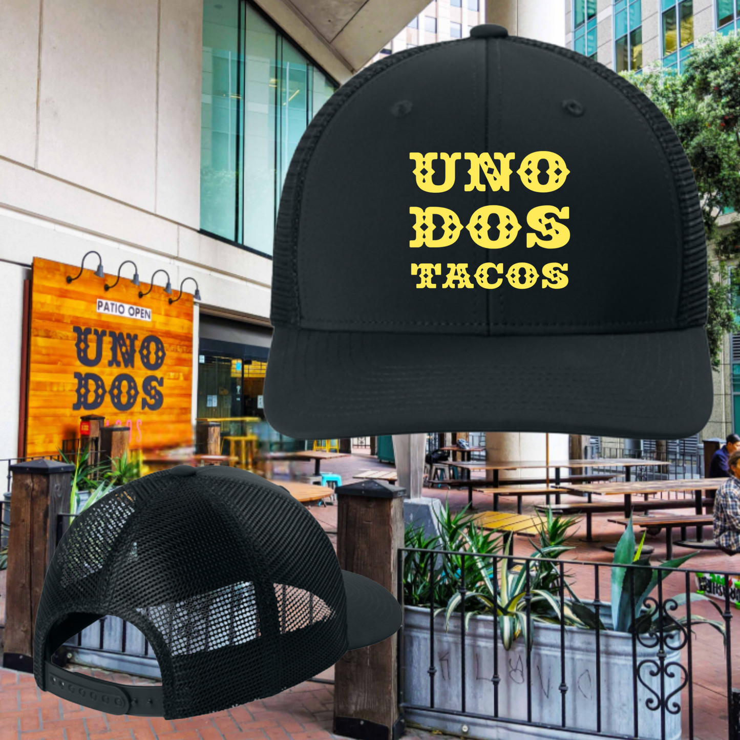Uno Dos Tacos Snapback Trucker