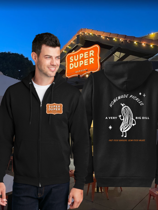 Super Duper Full Zip Hoodies