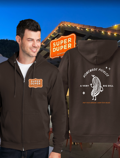 Super Duper Full Zip Hoodies