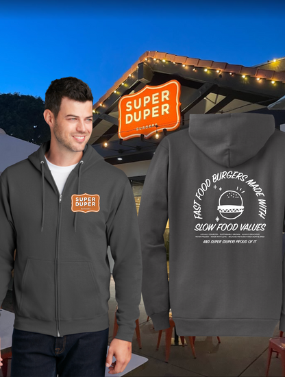 Super Duper Full Zip Hoodies