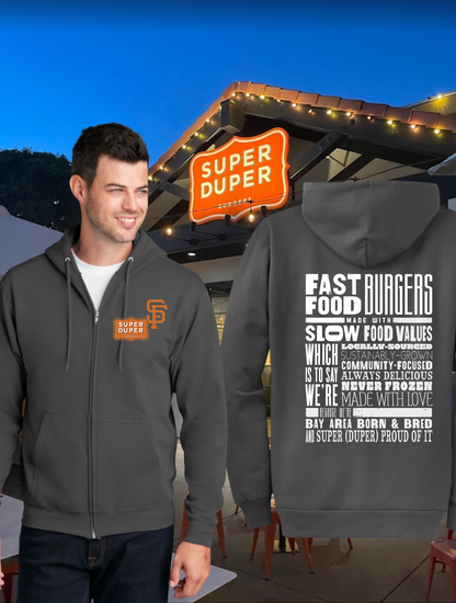 Ballpark - Super Duper Full Zip Hoodies