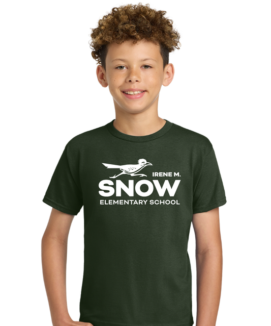 Snow Single Color Ultra Cotton Youth Tee