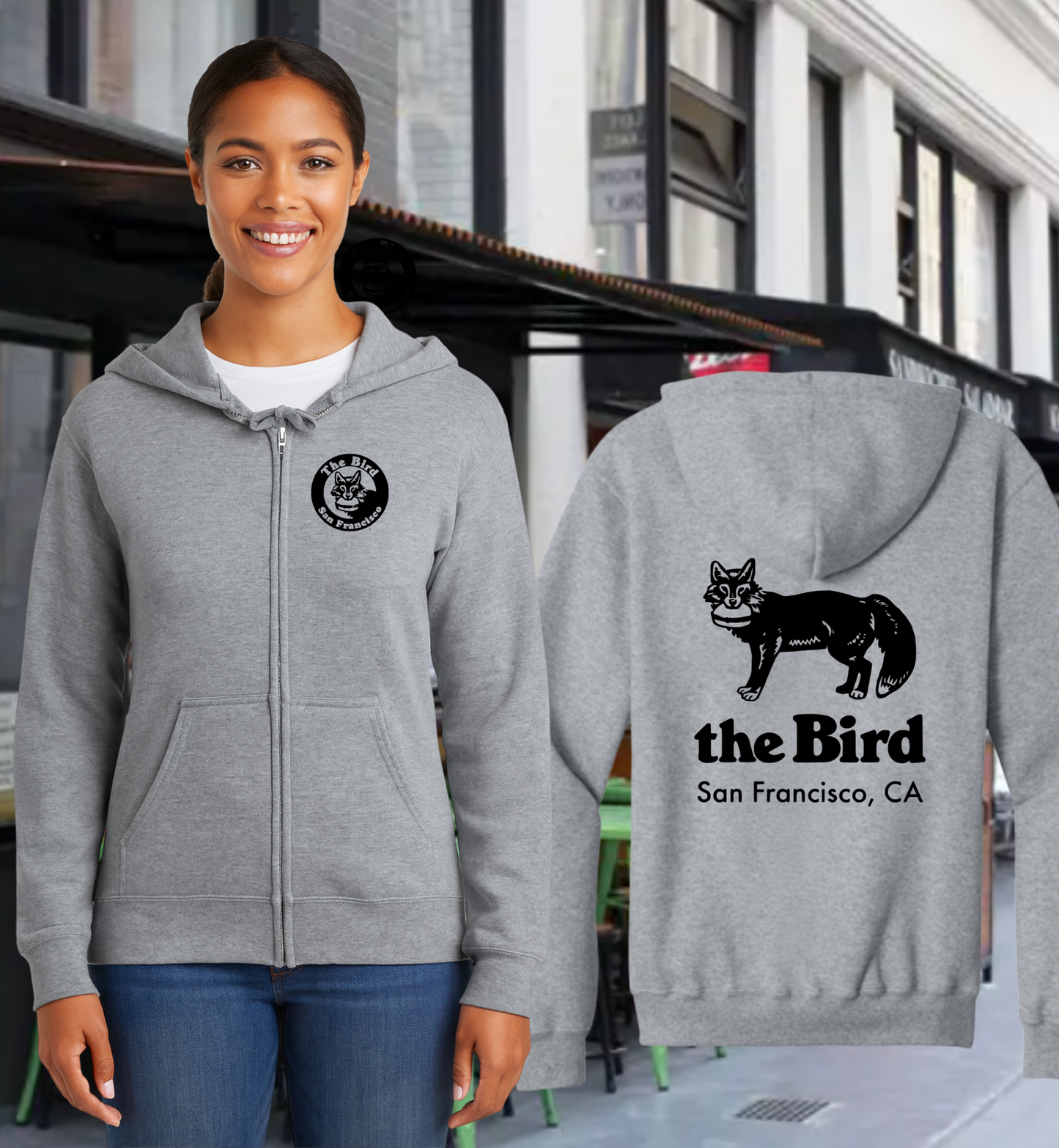 The Bird Full Zip Hoodie