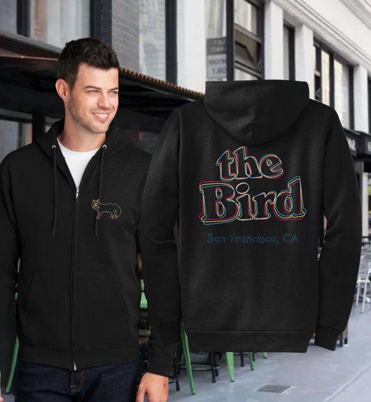 The Bird Neon Full Zip Hoodie