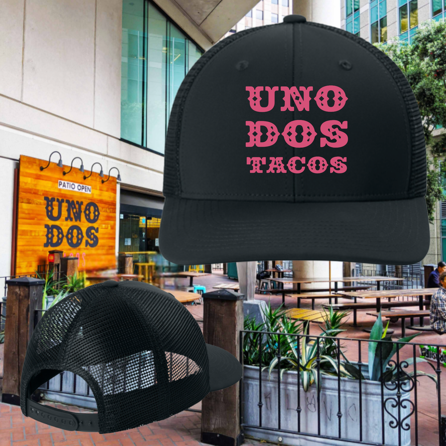 Uno Dos Tacos Snapback Trucker